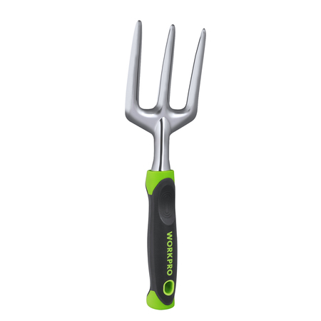 PRIME-LINE WORKPRO W153005 Garden and Flowerbed Hand Fork, Heavy Duty Cast-Aluminum Single Pack W153005